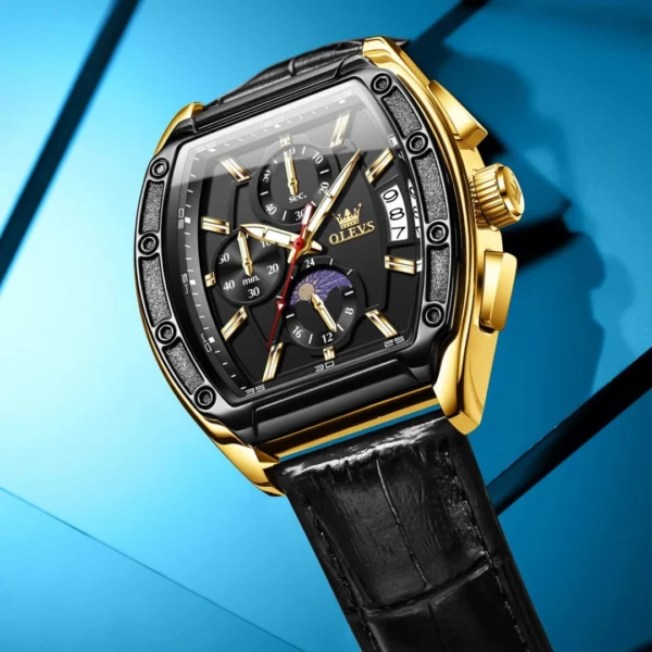 ⁦Lunar-Black Leather⁩ – תמונה ⁦3⁩